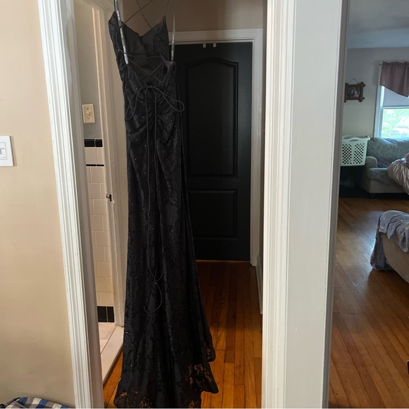 Sherri Hill Elegant Black Dress - Picture 5 of 7